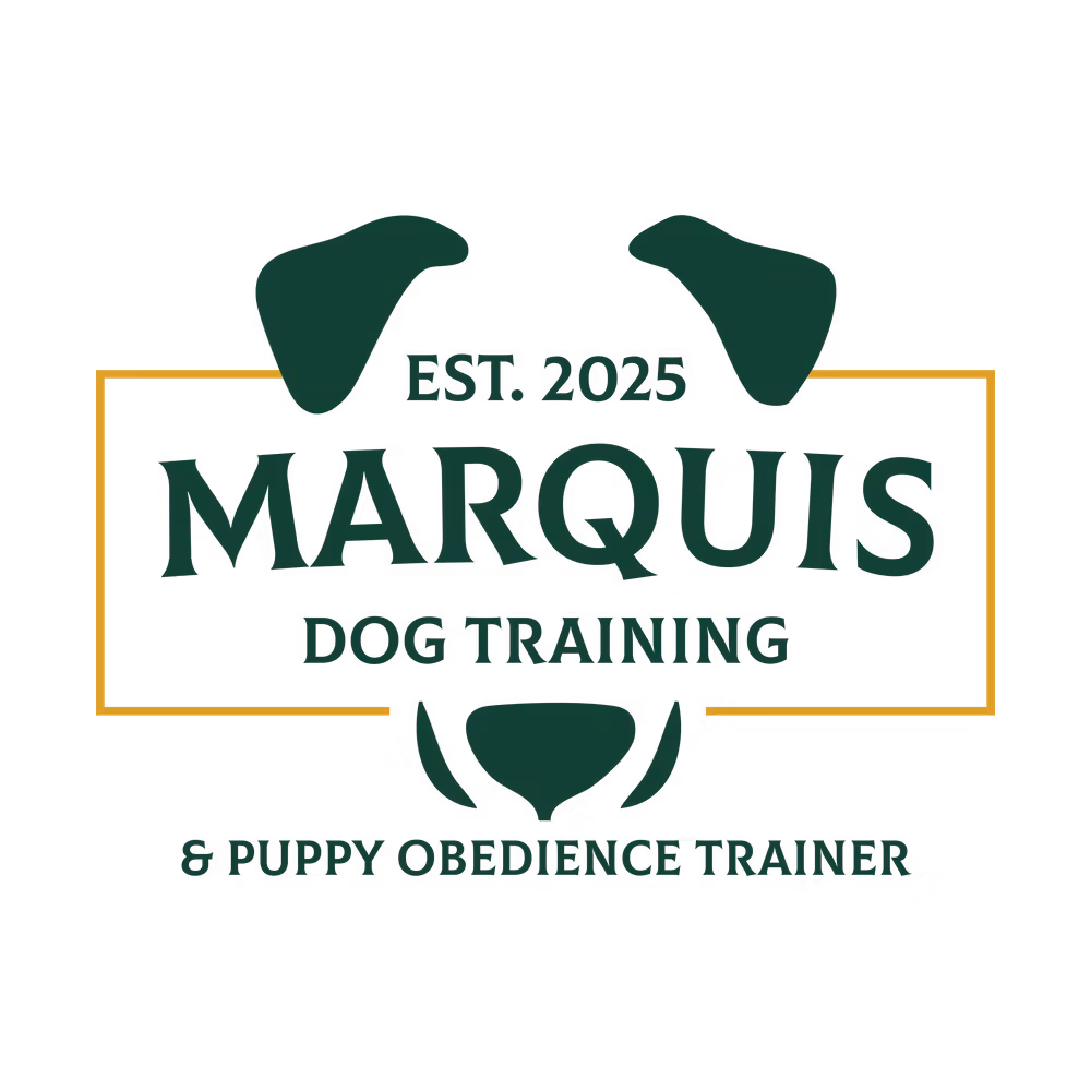 Dog training logo with established date